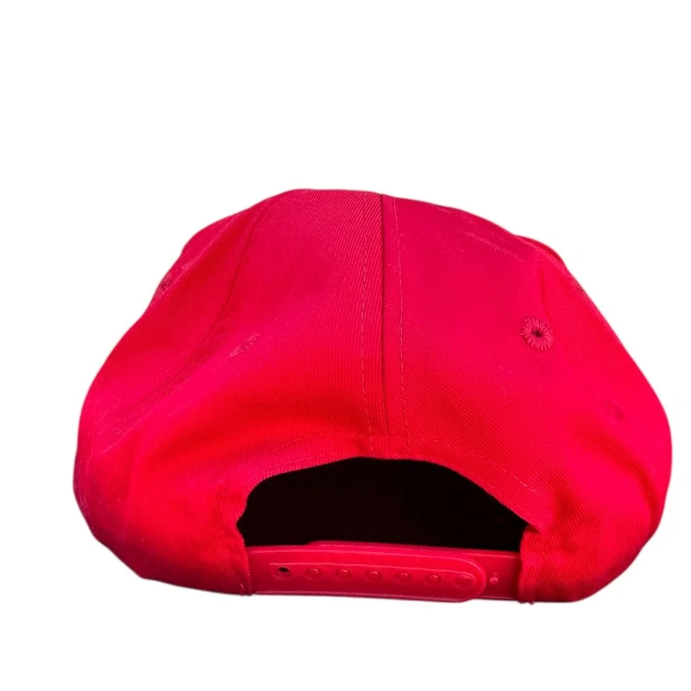 Snap On Racing Hat Cap Red Black Official Licensed Swingster Vintage 100% cotton